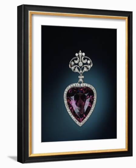 Amethyst Necklace-null-Framed Photographic Print