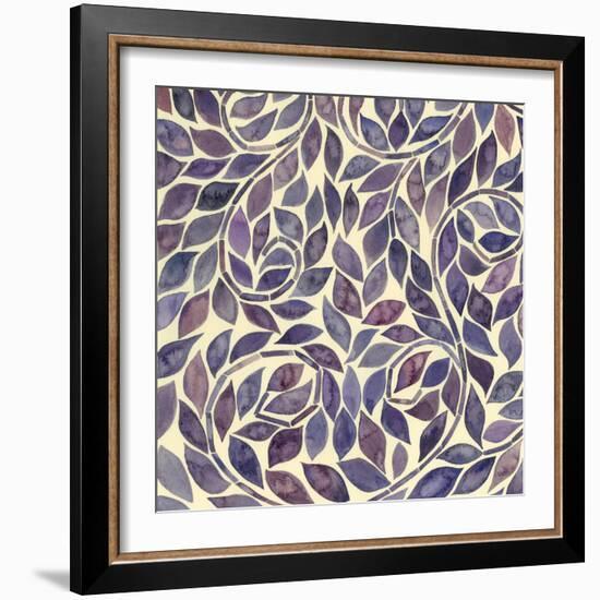 Amethyst Swirls III-Grace Popp-Framed Art Print