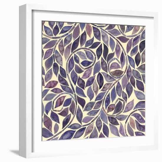 Amethyst Swirls IV-Grace Popp-Framed Art Print