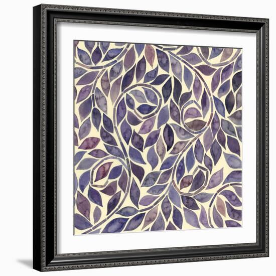 Amethyst Swirls IV-Grace Popp-Framed Art Print