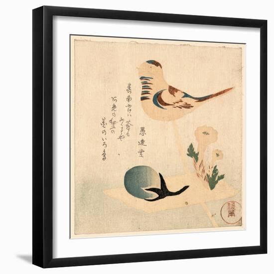 Amezaiku-Kubo Shunman-Framed Giclee Print