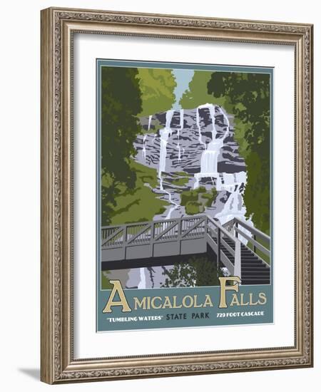 Amicaola Falls-Steve Thomas-Framed Giclee Print