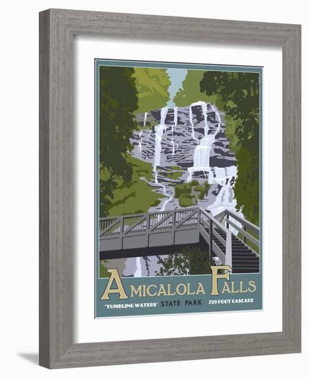 Amicaola Falls-Steve Thomas-Framed Giclee Print