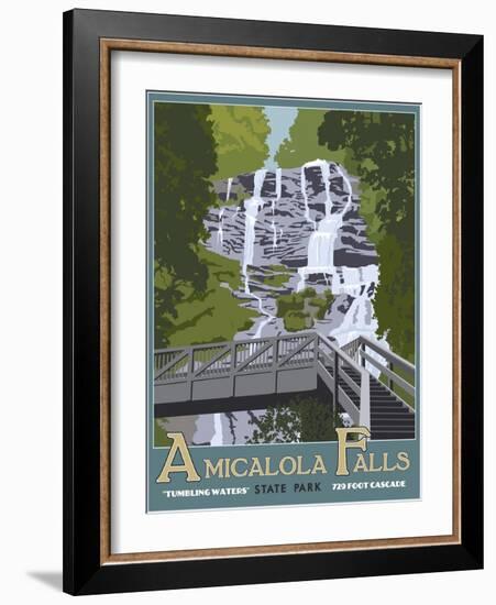 Amicaola Falls-Steve Thomas-Framed Giclee Print