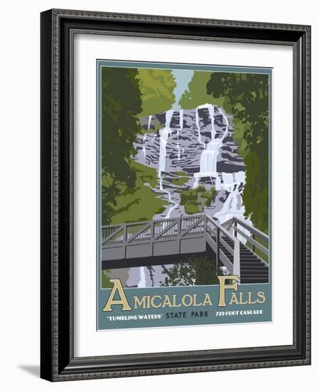 Amicaola Falls-Steve Thomas-Framed Giclee Print