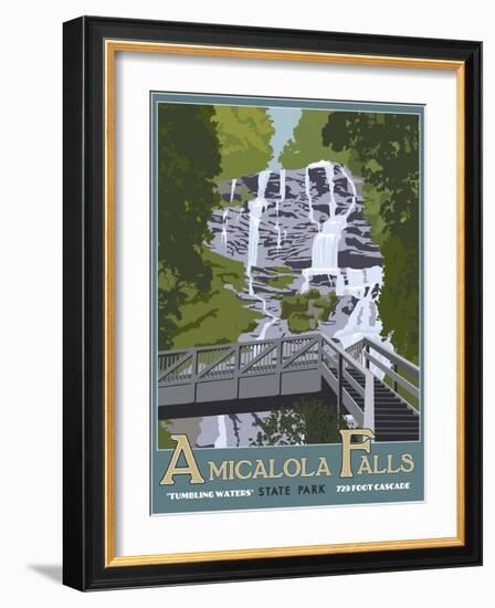 Amicaola Falls-Steve Thomas-Framed Giclee Print