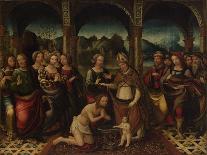 Madonna with Child and Saints Gregory the Great, Nicholas and Lucy-Amico Aspertini-Giclee Print