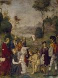 Baptismal Ceremony, End of 16th C-Amico Aspertini-Framed Premier Image Canvas