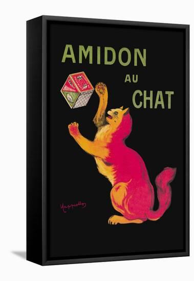 Amidon Au Chat-Leonetto Cappiello-Framed Stretched Canvas