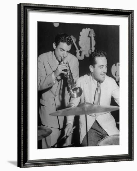 Amie Barelli and Armand Molinetti Performing for a Mixed French and Gi Audience at the Swing Club-Ralph Morse-Framed Premium Photographic Print