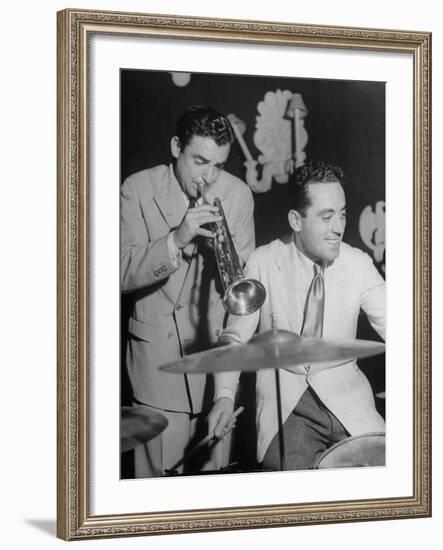 Amie Barelli and Armand Molinetti Performing for a Mixed French and Gi Audience at the Swing Club-Ralph Morse-Framed Premium Photographic Print