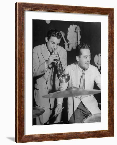 Amie Barelli and Armand Molinetti Performing for a Mixed French and Gi Audience at the Swing Club-Ralph Morse-Framed Premium Photographic Print