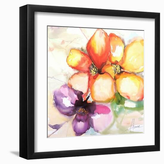 Amigas-Leticia Herrera-Framed Art Print