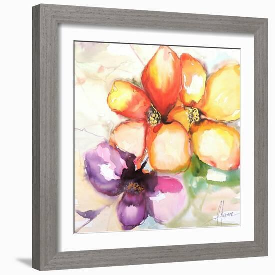 Amigas-Leticia Herrera-Framed Art Print