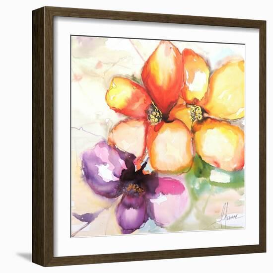 Amigas-Leticia Herrera-Framed Art Print