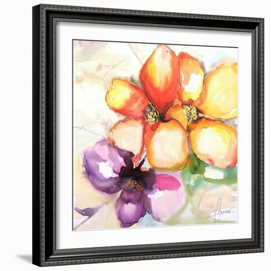 Amigas-Leticia Herrera-Framed Art Print