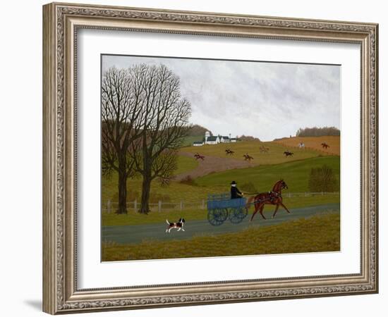 Amish Cart, Lancaster County, Pennsylvania-Vincent Haddelsey-Framed Giclee Print