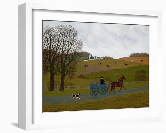 Amish Cart, Lancaster County, Pennsylvania-Vincent Haddelsey-Framed Giclee Print