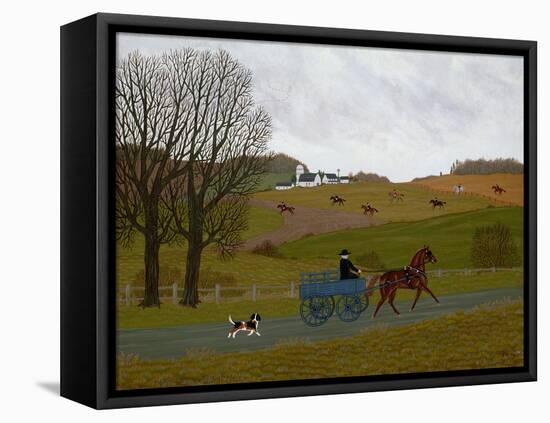 Amish Cart, Lancaster County, Pennsylvania-Vincent Haddelsey-Framed Premier Image Canvas