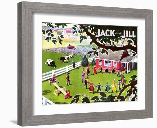 Amish Children - Jack and Jill, October 1944-Manning de V. Lee-Framed Giclee Print