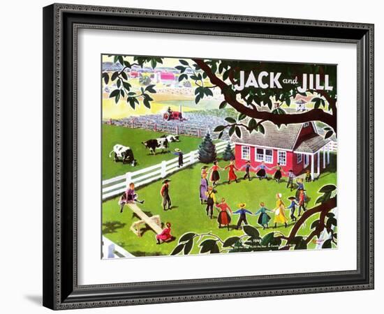 Amish Children - Jack and Jill, October 1944-Manning de V. Lee-Framed Giclee Print