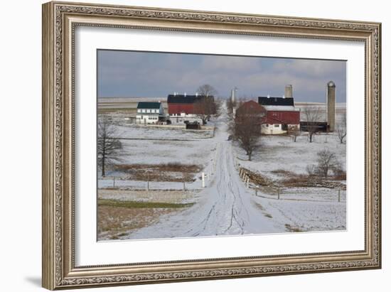 Amish Farmhouse, 2013-Anthony Butera-Framed Photographic Print