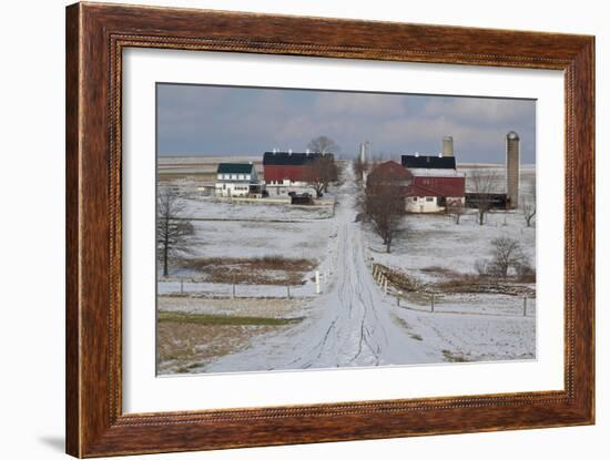 Amish Farmhouse, 2013-Anthony Butera-Framed Photographic Print