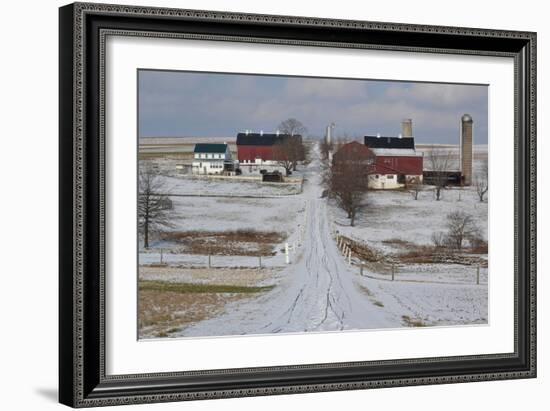 Amish Farmhouse, 2013-Anthony Butera-Framed Photographic Print