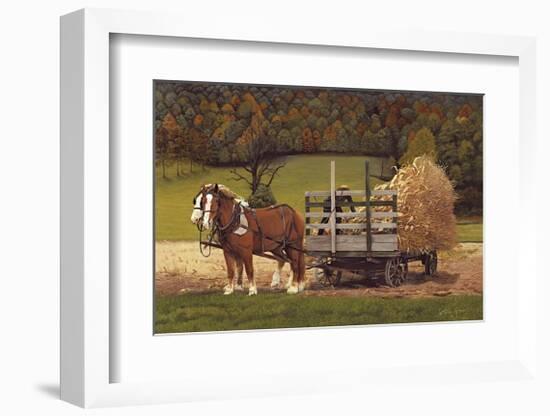 Amish Harvest-Kathleen Green-Framed Giclee Print