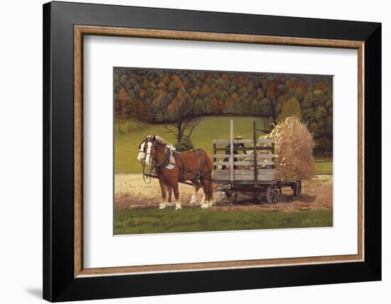 Amish Harvest-Kathleen Green-Framed Art Print