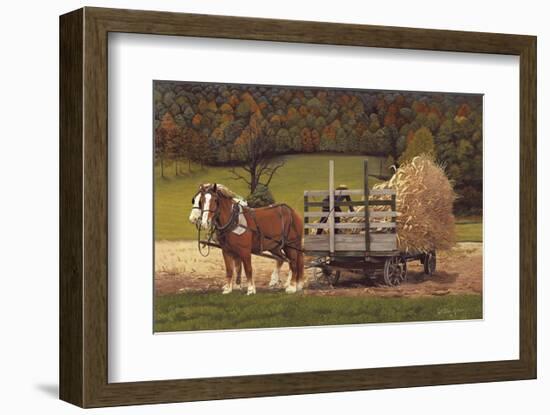 Amish Harvest-Kathleen Green-Framed Art Print