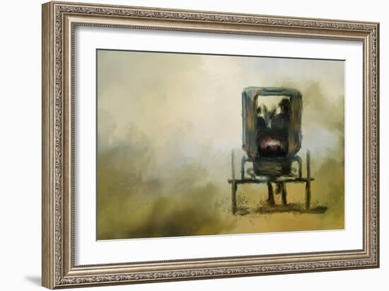 Amish Wagon-Jai Johnson-Framed Giclee Print