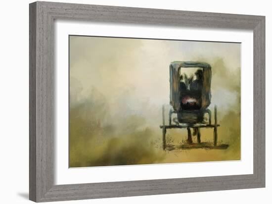 Amish Wagon-Jai Johnson-Framed Giclee Print