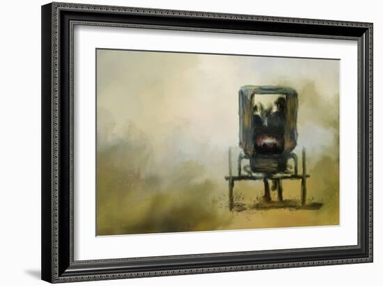 Amish Wagon-Jai Johnson-Framed Giclee Print