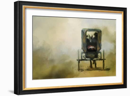 Amish Wagon-Jai Johnson-Framed Giclee Print