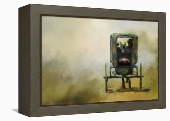 Amish Wagon-Jai Johnson-Framed Premier Image Canvas