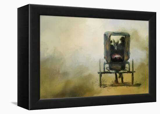 Amish Wagon-Jai Johnson-Framed Premier Image Canvas