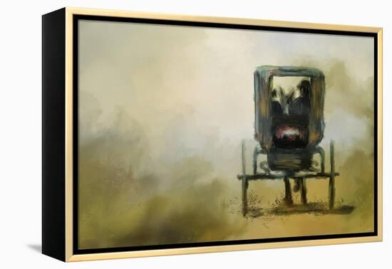 Amish Wagon-Jai Johnson-Framed Premier Image Canvas