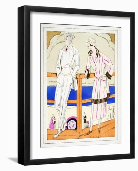 Ammeer, Outfits by Gerard Bresser, from Styl, Pub.1922 (Pochoir Print)-German School-Framed Giclee Print