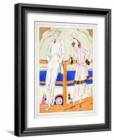 Ammeer, Outfits by Gerard Bresser, from Styl, Pub.1922 (Pochoir Print)-German School-Framed Giclee Print