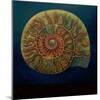 Ammonite, Gold and Green, 2021, (Oil on Canvas)-Lee Campbell-Mounted Giclee Print