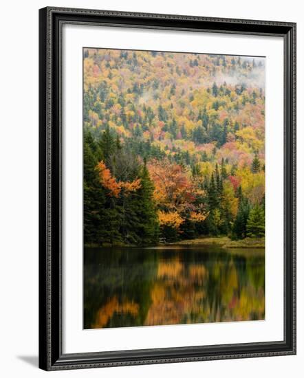 Ammonoosuc Lake in fall, White Mountain National Forest, New Hampshire, USA-Jerry & Marcy Monkman-Framed Photographic Print