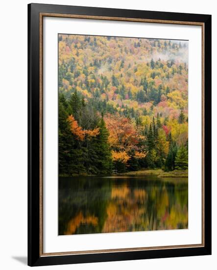 Ammonoosuc Lake in fall, White Mountain National Forest, New Hampshire, USA-Jerry & Marcy Monkman-Framed Photographic Print