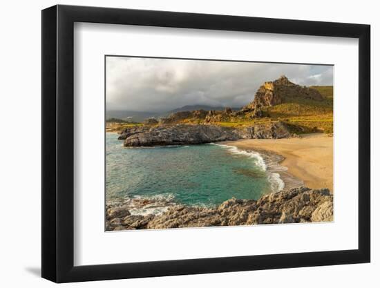 Ammoudi Beach, Plakias, Rethymno, Crete, Greek Islands, Greece, Europe-Markus Lange-Framed Photographic Print