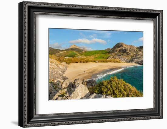 Ammoudi Beach, Plakias, Rethymno, Crete, Greek Islands, Greece, Europe-Markus Lange-Framed Photographic Print