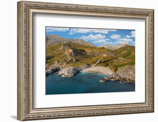 Ammoudi Beach, Plakias, Rethymno; Crete, Greek Islands, Greece, Europe-Markus Lange-Framed Photographic Print