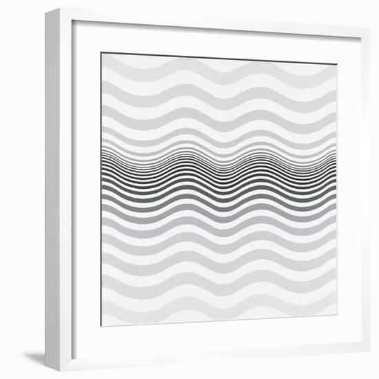 Amnesia, 1964-Bridget Riley-Framed Art Print