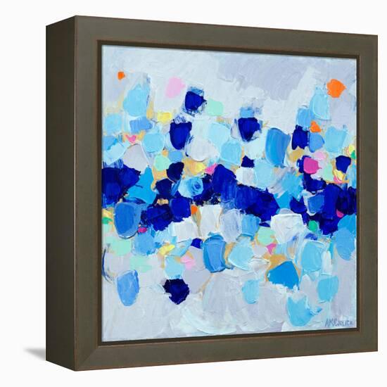 Amoebic Party II-Ann Marie Coolick-Framed Stretched Canvas