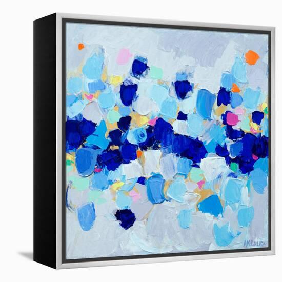 Amoebic Party II-Ann Marie Coolick-Framed Stretched Canvas