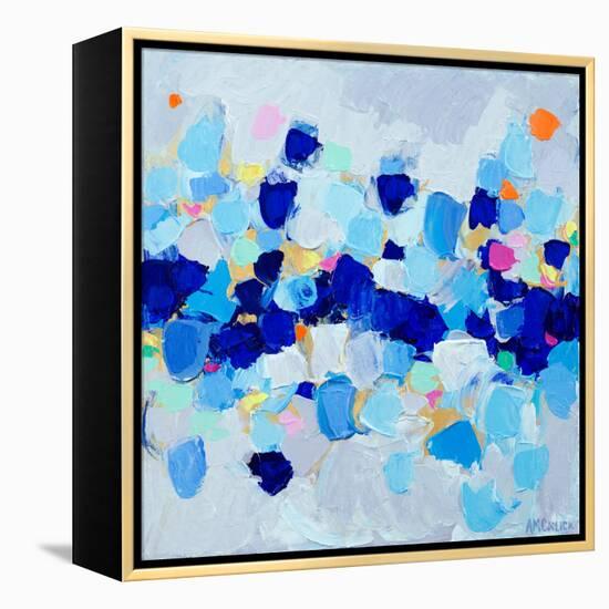 Amoebic Party II-Ann Marie Coolick-Framed Stretched Canvas